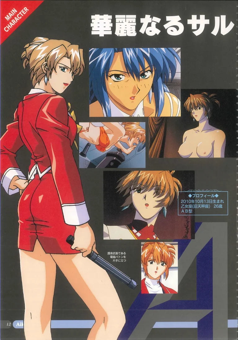 Agent Aika Perfect Files A & B Complete Art Book Set