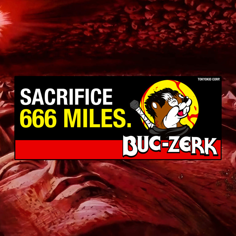 Buc-Zerk 10" x 4" Bumper Sticker