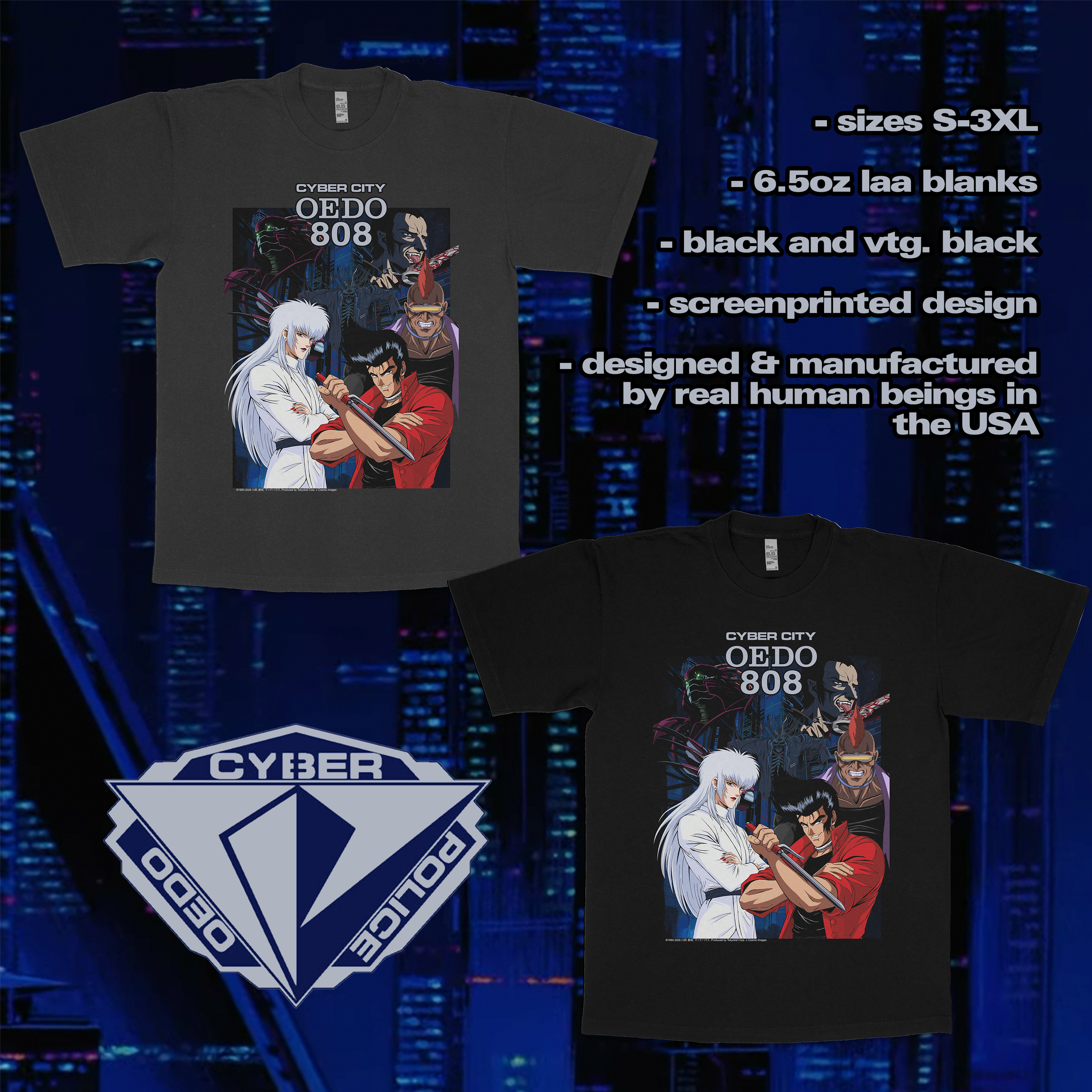 Cyber City Oedo 808 Tee Shirt