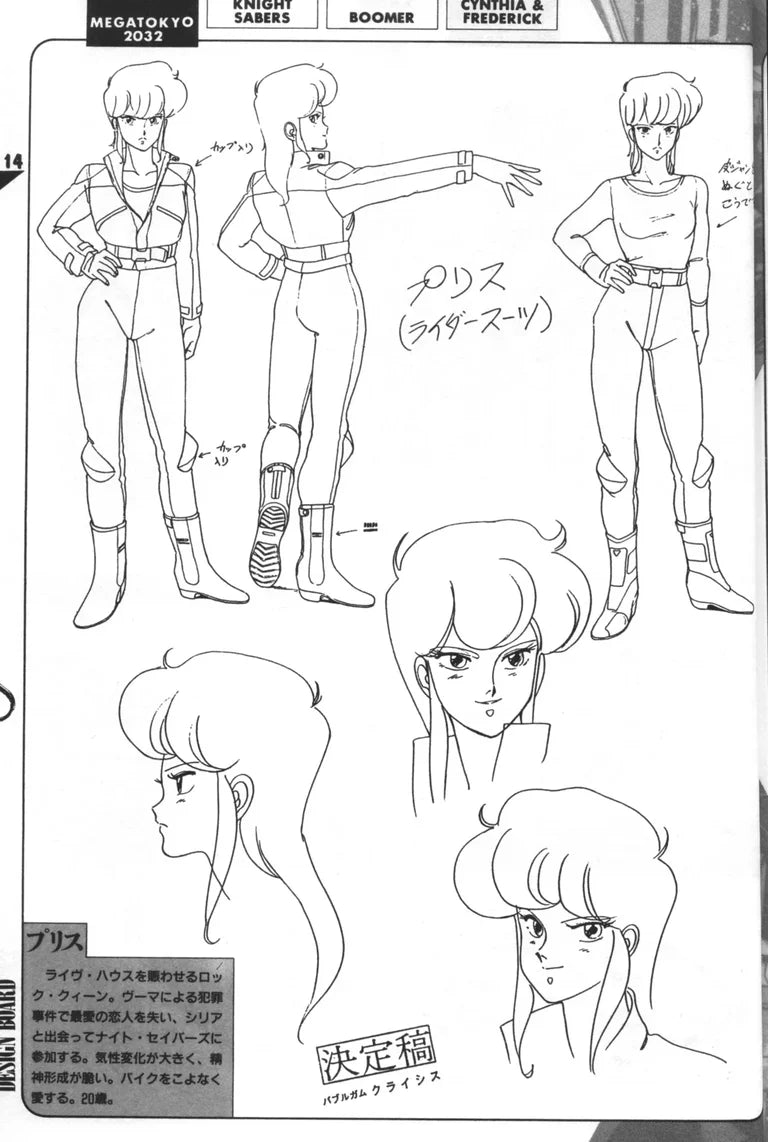 Bubblegum Crisis Data Collection Art Book